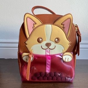 Boxlunch Corgi Boba backpack